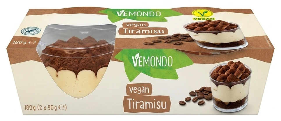 Veganské tiramisu