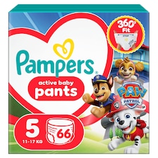 Pampers Active Baby Plenkové Kalhotky Edice Tlapková Patrola, Velikost,  Plenek