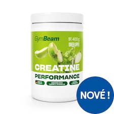 GymBeam Creatine Performance příchuť zelené jablko 400g