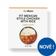 GymBeam Ready to Eat Fit kuřecí s rýží na mexický způsob 420g