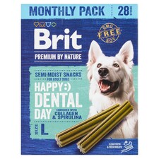 Brit Premium by Nature Zubní tyčinka L s kolagenem a spirulinou 1,0kg