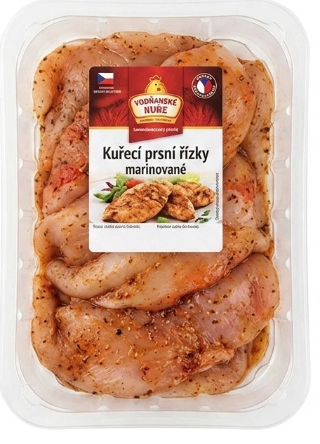 Vodňanské kuře Kuřecí prsní řízky marinované