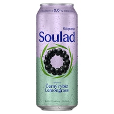 Zlatopramen Soulad 0.0 % Černý rybíz a Lemongrass 0,5l