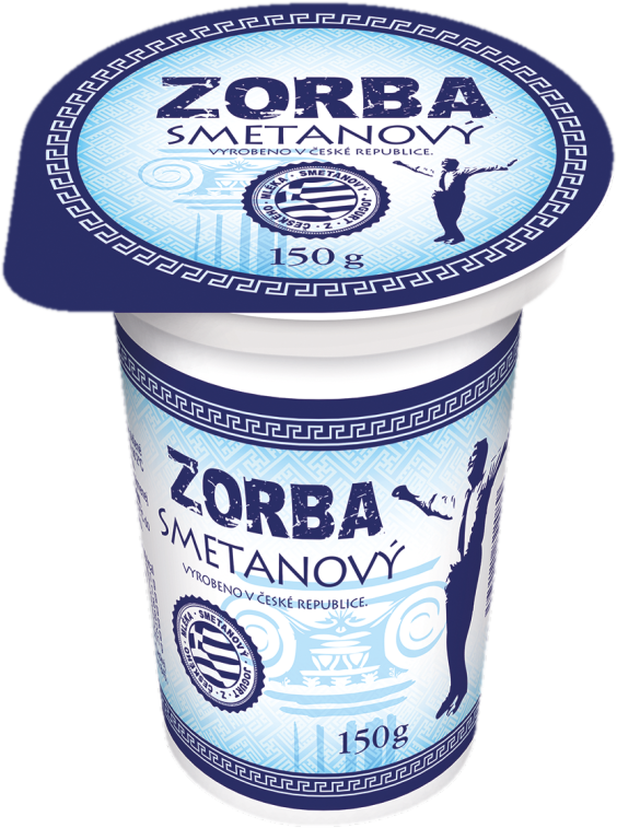 Zorba Smetanový jogurt natur 10%