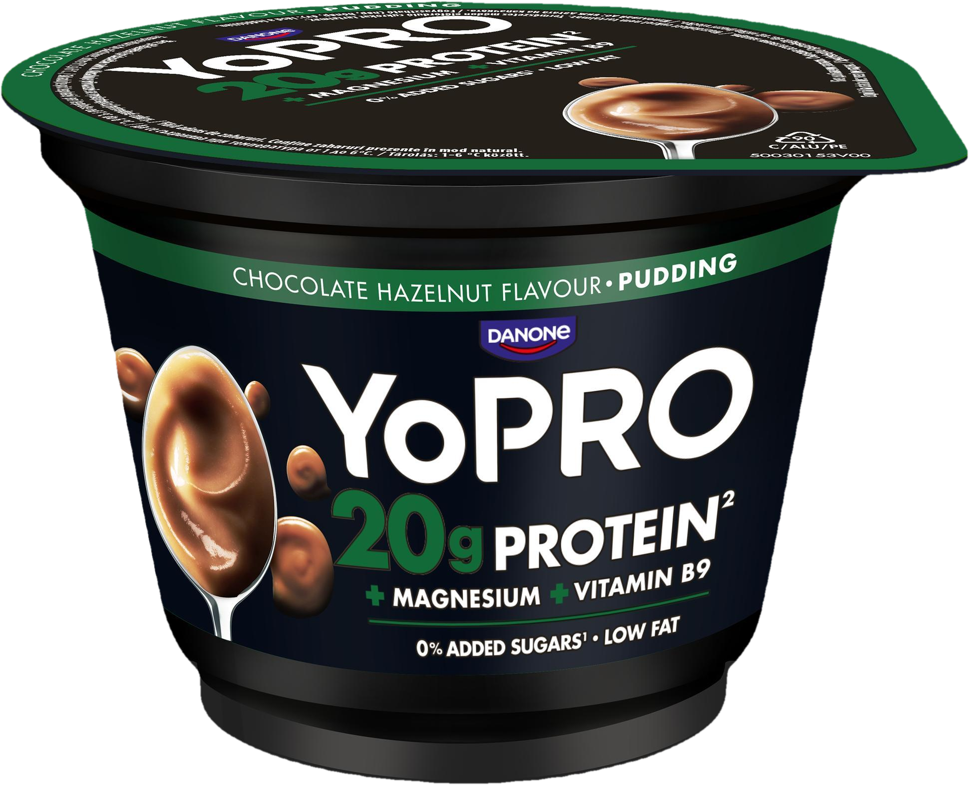 Danone YoPRO Protein puding s čokoládovo-lískooříškovou příchutí
