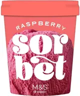 Marks & Spencer Malinový sorbet s malinovým protlakem