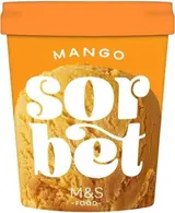 Marks & Spencer Mangový sorbet s mangovým protlakem