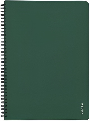 Verde Twin Wire Blok A5, zelený