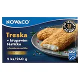 Nowaco Premium treska v křupavém těstíčku 2 ks 240g