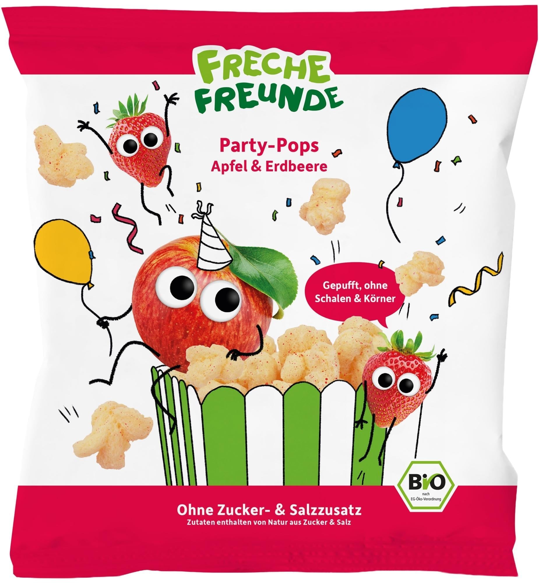 Freche Freunde BIO Jablečno-jahodový popcorn