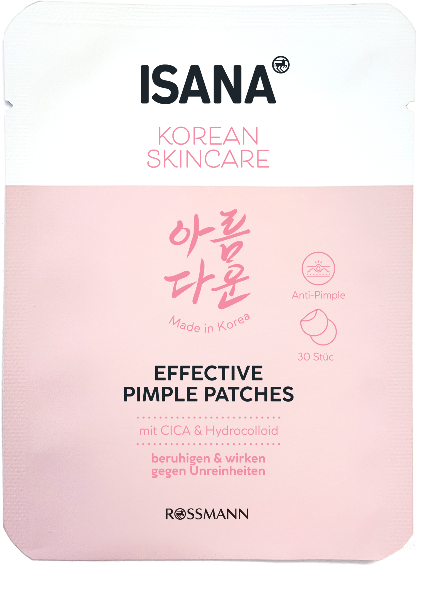 ISANA Korean skincare naplásti na akné