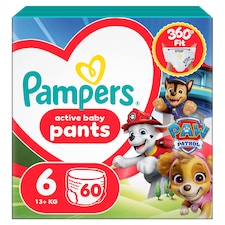 Pampers Active Baby Plenkové Kalhotky Edice Tlapková Patrola, Velikost,  Plenek