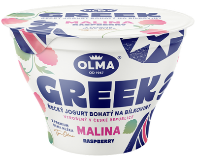 Olma GREEK jogurt malina