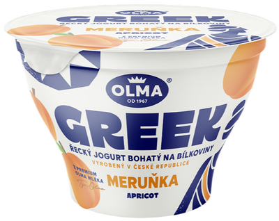 Olma GREEK jogurt meruňka