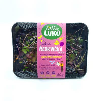 Little Luko Výhonky Ředkvička fialová čerstvé