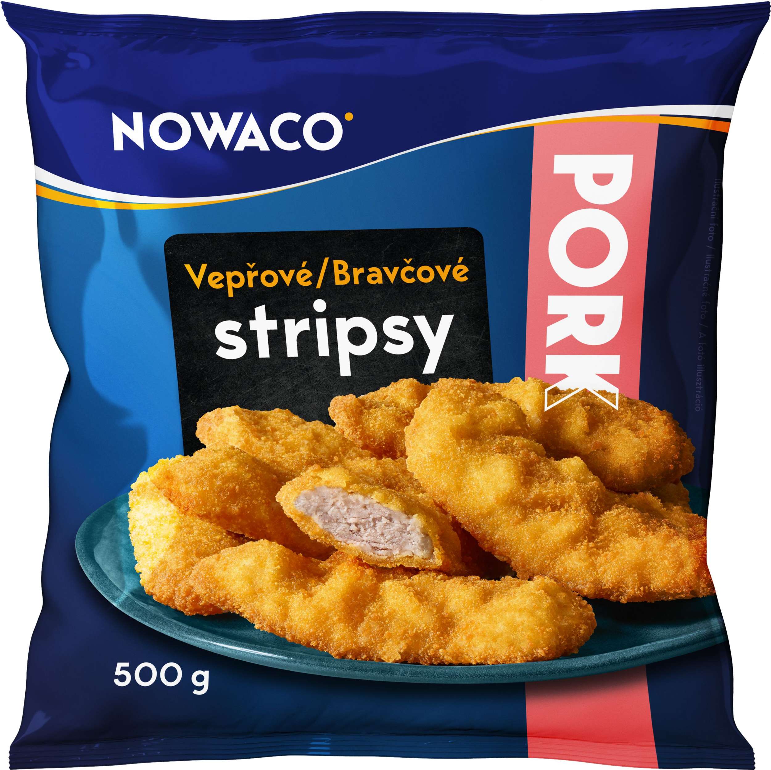 Nowaco Vepřové stripsy mražené 500g