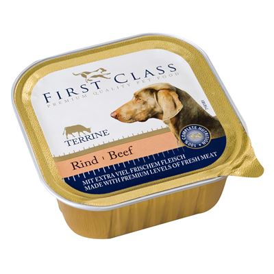 AKINU FIRST CLASS Paštika hovězí pro psy 22 x 150 g