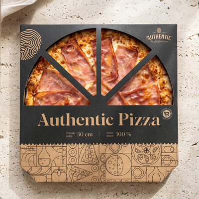 Authentic Pizza šunková