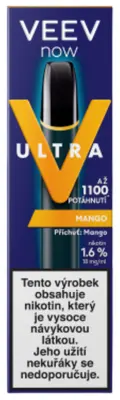 VEEV Jednorázová  e-cigareta NOW ULTRA Mango 18mg