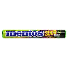 Mentos Sour Tones bonbony s kyselou ovocnou příchutí 14 ks 37,5g