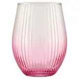 Růžová sklenice 620 ml