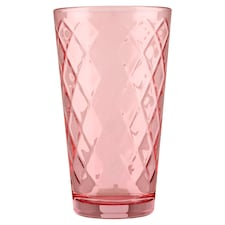 Růžová sklenice 417 ml