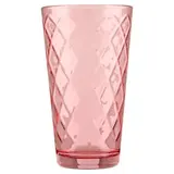 Růžová sklenice 417 ml
