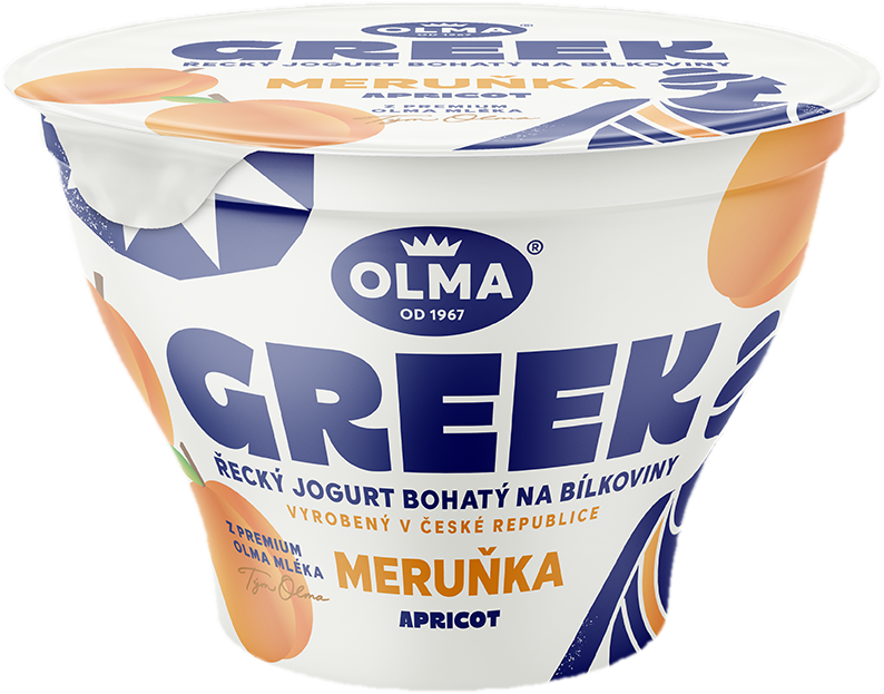 Olma GREEK Řecký jogurt meruňka