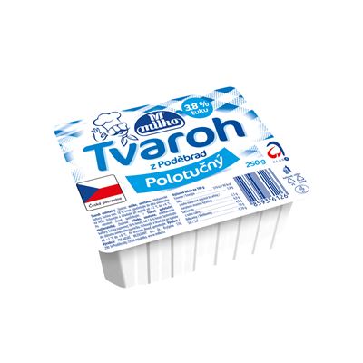 milko Tvaroh Polotučný 250 g