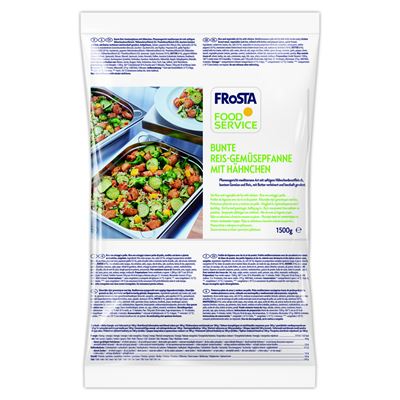 FROSTA Restovaná rýže se zeleninou a masem mraž. 1,5 kg