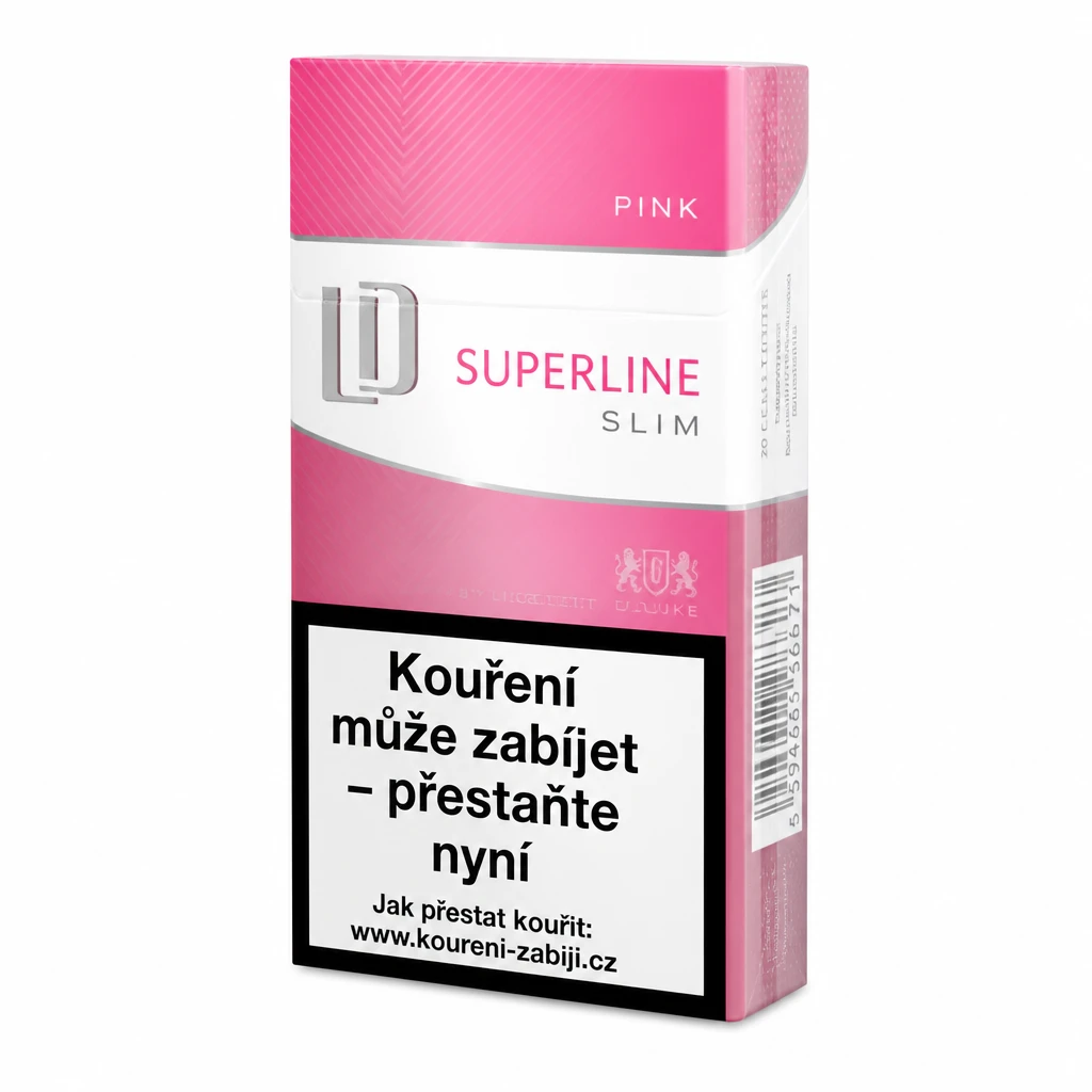 LD Superline Pink slim tvrdé bal. 10 krab. 20 ks kolek U 167 Kč VO cena