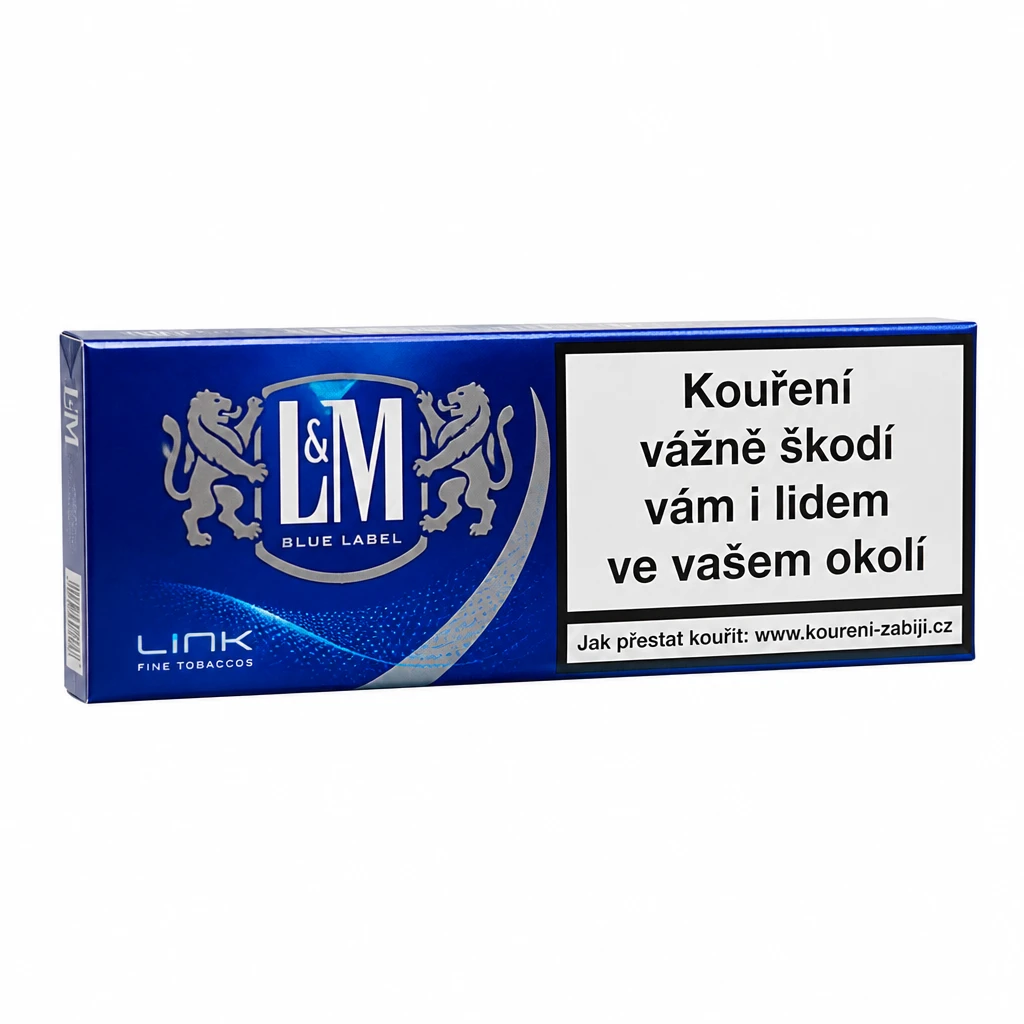 L&M Link Blue 100 SSL dlouhé tvrdé bal. 10 krab. 20 ks kolek U 167 Kč VO cena