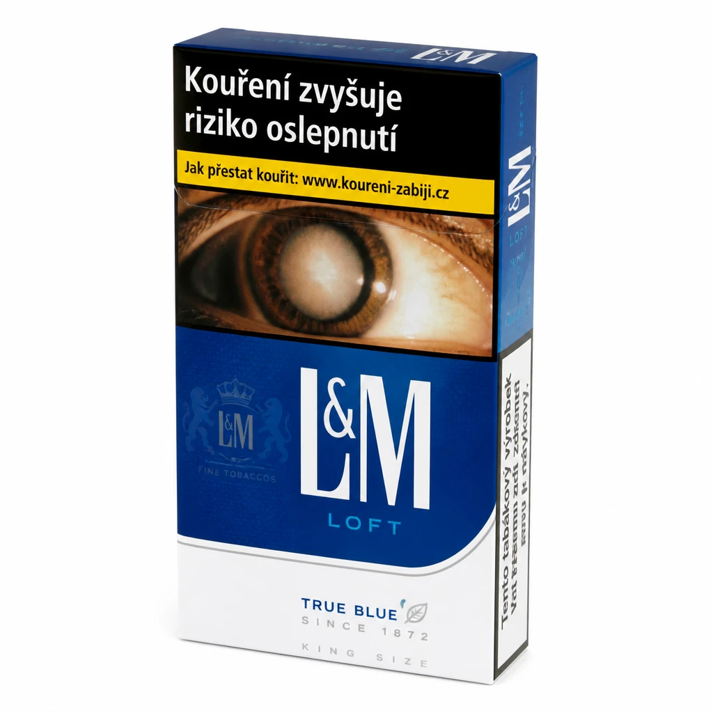 L&M Loft True Blue king size tvrdé slim bal. 10 krab. 20 ks kolek U 166 Kč VO cena