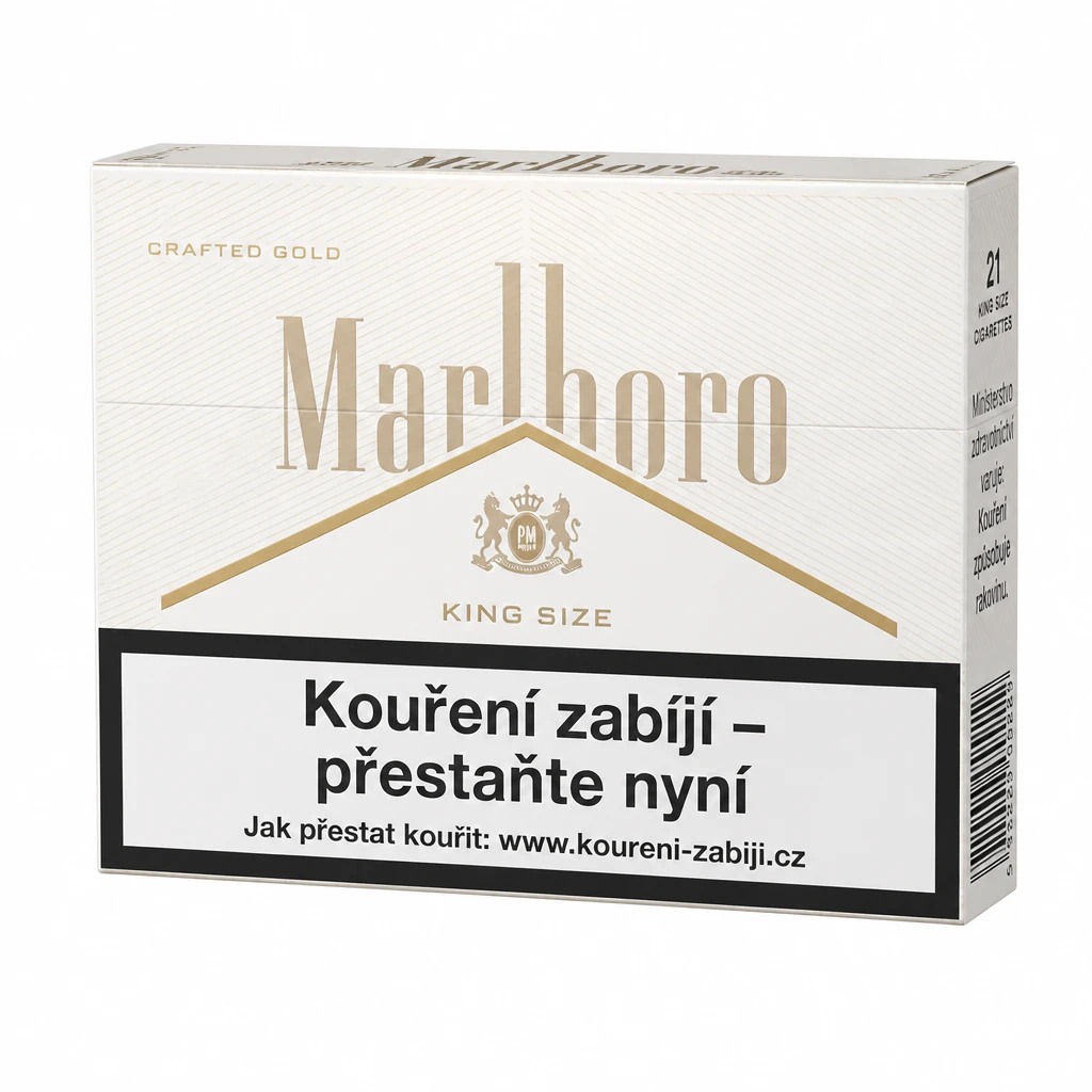 Marlboro Crafted Gold king size tvrdé bal. 10 krab. 21 ks kolek U 166 Kč VO cena