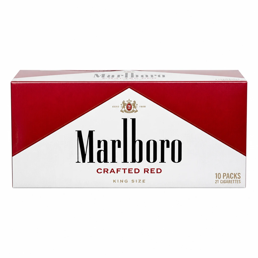 Marlboro Crafted Red king size tvrdé bal. 10 krab. 21 ks kolek U 166 Kč VO cena