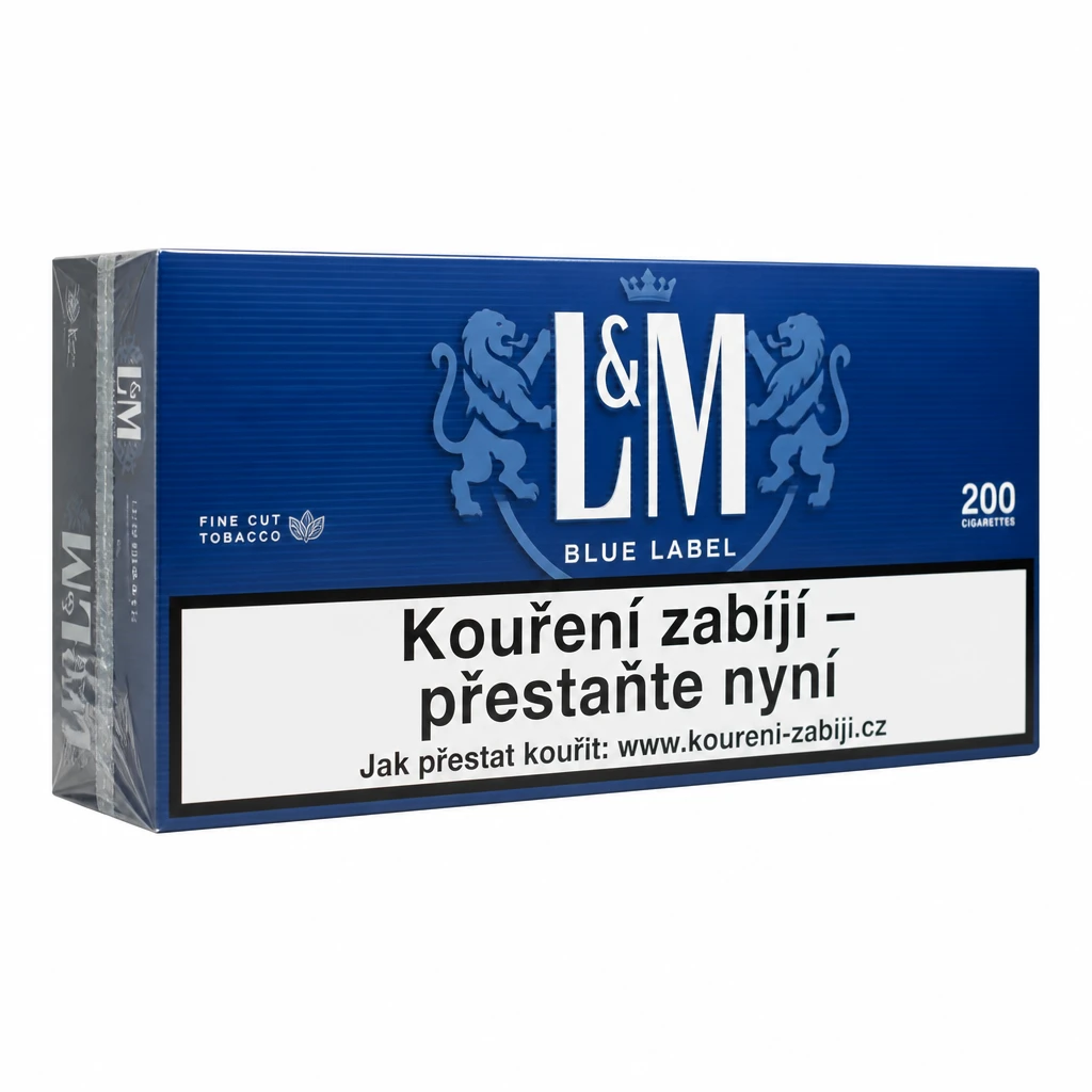 L&M Blue Label SOF king size tvrdé bal. 10 krab. 20 ks kolek U 168 Kč VO cena