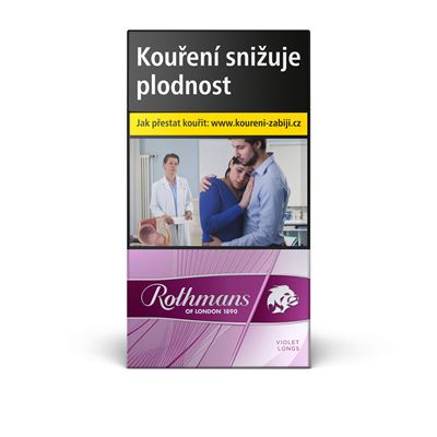 Rothmans Longs Violet king size tvrdé bal. 10 krab. 20 ks kolek U 167 Kč VO cena