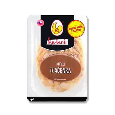 DZ KLATOVY Tlačenka z kuřecího masa krájená chlaz. 100 g
