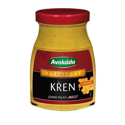 Avokádo Křen hořčicový s medem 175 g