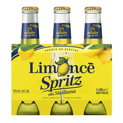 STOCK Limonce Spritz 8 % 3 x 200 ml