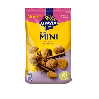 OPAVIA Zlaté Mini se skořicí 180 g