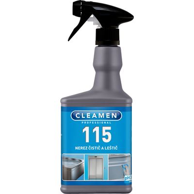 CLEAMEN 115 Čistič a leštič nerez 550 ml