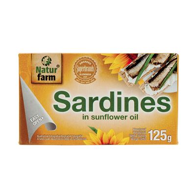 Natur Farm Sardinky ve slunečnicovém oleji 125 g