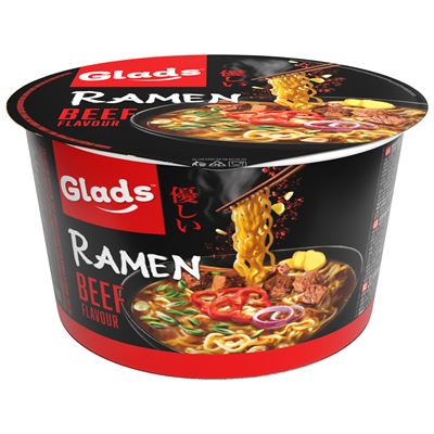 Glads Ramen instantní nudle hovězí 105 g