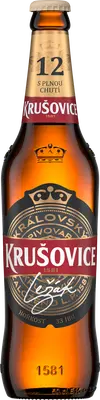 Krušovice 12, sklo