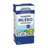 MADETA Trvanlivé polotučné mléko