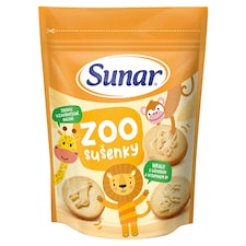 Sunar ZOO dětské sušenky 12m+, 150g