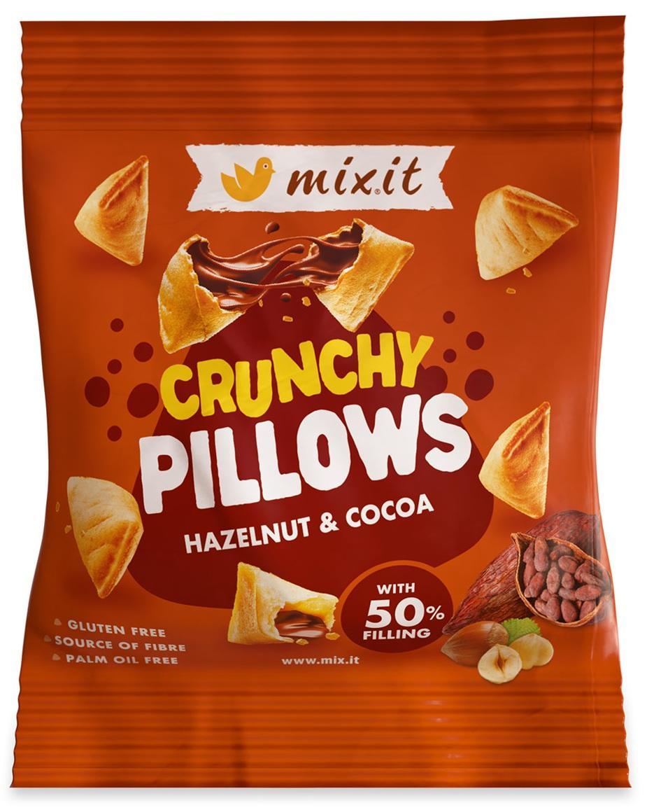 Mixit Křupavé polštářky lískový oříšek a kakao