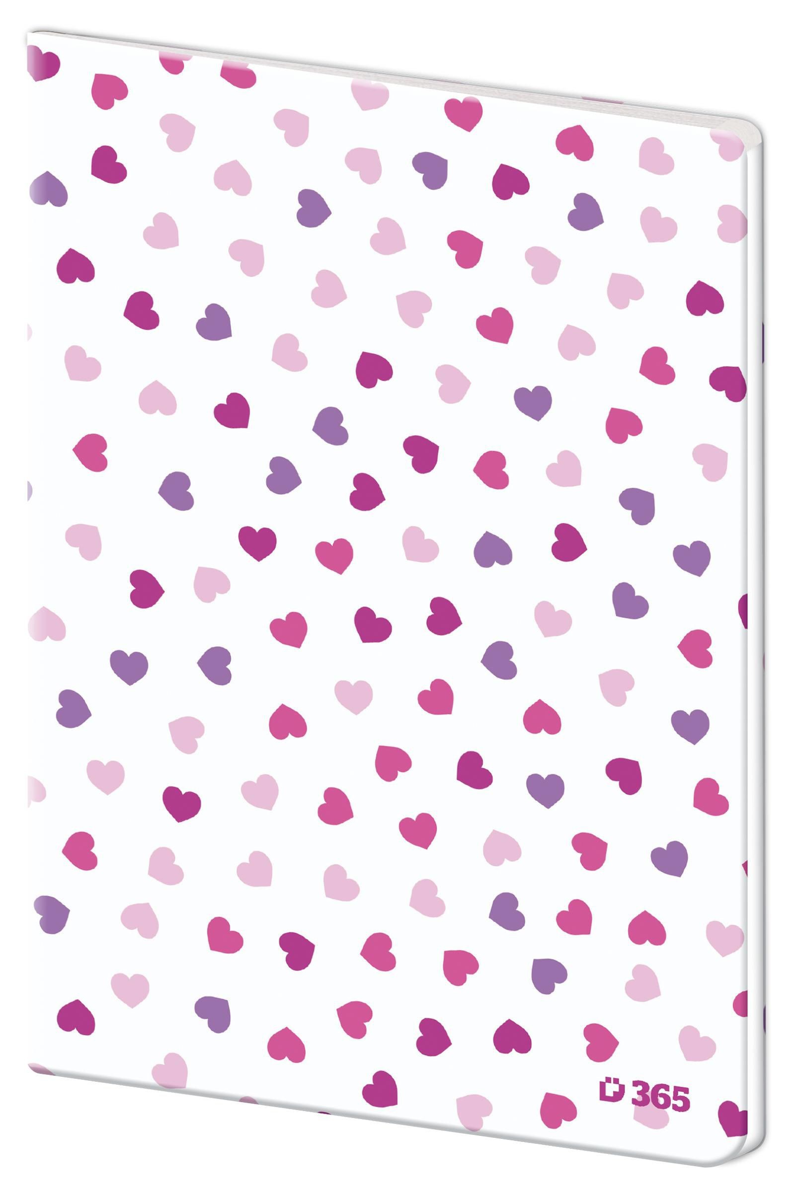 Stil 365 Sešit 544 plastové desky Hearts