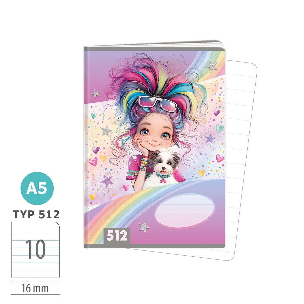 Argus 1591-0426-1 Sešit A5, 10 listů, TYP 512